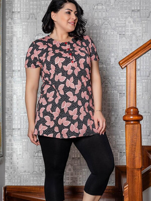 Купить Костюм женский из туники и капри COCOON J6-6010 в Украина в Lingerie.ua - Одяг для дому та відпочинку, Фото 3