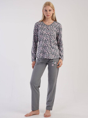 Купить Трикотажный домашний костюм с брюками VIENETTA 3032454899 в Украина в Lingerie.ua - Одяг для дому та відпочинку, Видео