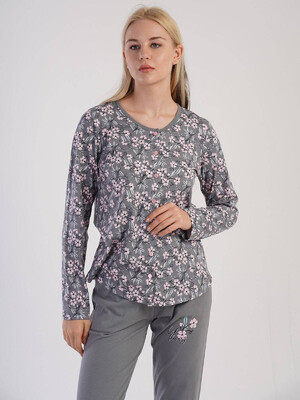 Купить Трикотажный домашний костюм с брюками VIENETTA 3032454899 в Украина в Lingerie.ua - Одяг для дому та відпочинку, Фото 3