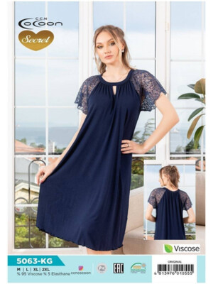 Купить Ночная сорочка с кружевом COCOON Secret 5063-KG в Украина в Lingerie.ua - Одяг для дому та відпочинку, Фото 3