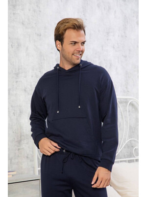 Купить Байковый костюм с худи HALLMARK U-39509 в Украина в Lingerie.ua - Одяг для дому та відпочинку, Фото 5