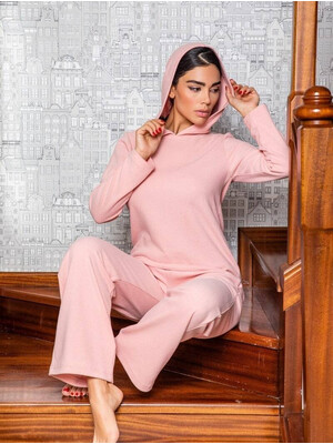 Купить Кашемировый костюм с худи MISSENDO U6749 в Украина в Lingerie.ua - Одяг для дому та відпочинку, Фото 2