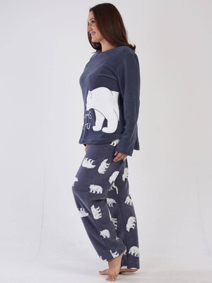 Купить Флисовый домашний костюм с брюками VIENETTA 3041770088 в Украина в Lingerie.ua - Одяг для дому та відпочинку, Фото 2