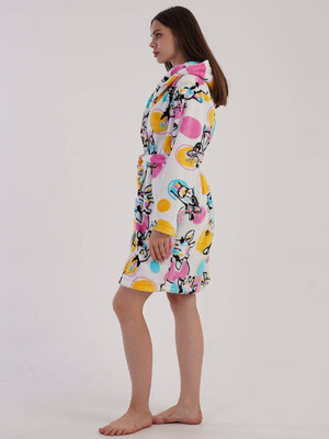 Купить Теплий плюшевий халат із капюшоном VIENETTA 3030840298 в Украина в Lingerie.ua - Одяг для дому та відпочинку, Фото 2