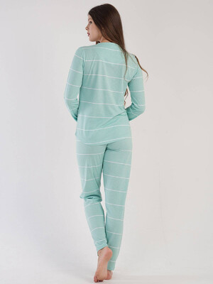 Купить Хлопковая пижама с брюками VIENETTA 3031201737 в Украина в Lingerie.ua - Одяг для дому та відпочинку, Фото 5