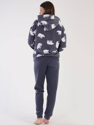 Купить Флисовый костюм с худи VIENETTA 3041780088 в Украина в Lingerie.ua - Одяг для дому та відпочинку, Фото 5