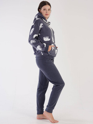 Купить Флисовый костюм с худи VIENETTA 3041780088 в Украина в Lingerie.ua - Одяг для дому та відпочинку, Фото 7