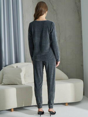 Купить Велюровый комплект с брюками SEVIM 15155 в Украина в Lingerie.ua - Одяг для дому та відпочинку, Фото 3