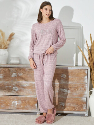 Купить Кашемировый домашний комплект с длинным рукавом SEVIM 15352 в Украина в Lingerie.ua - Одяг для дому та відпочинку, Фото 3