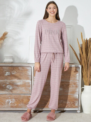 Купить Кашемировый домашний комплект с длинным рукавом SEVIM 15352 в Украина в Lingerie.ua - Одяг для дому та відпочинку, Фото 4