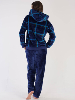 Купить Теплый костюм из велсофта с худи VIENETTA 3030880256 в Украина в Lingerie.ua - Одяг для дому та відпочинку, Фото 2