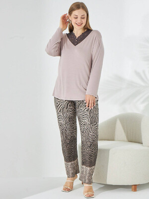 Комплект из вискозы с длинным рукавом SEVIM 15460