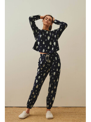 Купить Хлопковый комплект с длинным рукавом HAYS 27347 в Украина в Lingerie.ua - Одяг для дому та відпочинку, Фото 1