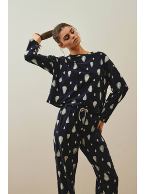 Купить Хлопковый комплект с длинным рукавом HAYS 27347 в Украина в Lingerie.ua - Одяг для дому та відпочинку, Фото 12