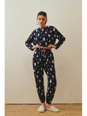 Купить Хлопковый комплект с длинным рукавом HAYS 27347 в Украина в Lingerie.ua - Одяг для дому та відпочинку, Фото 8