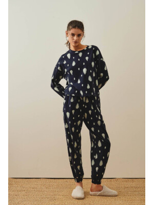 Купить Хлопковый комплект с длинным рукавом HAYS 27347 в Украина в Lingerie.ua - Одяг для дому та відпочинку, Фото 5