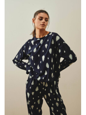 Купить Хлопковый комплект с длинным рукавом HAYS 27347 в Украина в Lingerie.ua - Одяг для дому та відпочинку, Фото 4