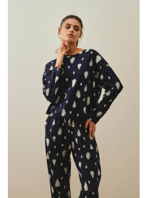 Купить Хлопковый комплект с длинным рукавом HAYS 27347 в Украина в Lingerie.ua - Одяг для дому та відпочинку, Фото 3