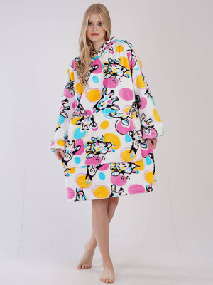 Купить Плюшевое худи плед с капюшоном VIENETTA 3051160298 в Украина