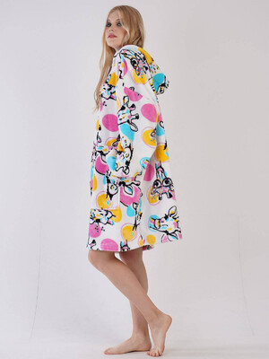 Купить Плюшевое худи плед с капюшоном VIENETTA 3051160298 в Украина в Lingerie.ua - Одяг для дому та відпочинку, Фото 2