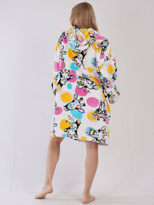 Купить Плюшевое худи плед с капюшоном VIENETTA 3051160298 в Украина в Lingerie.ua - Одяг для дому та відпочинку, Фото 4