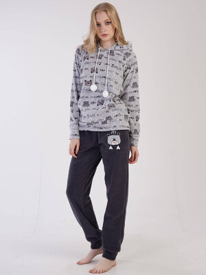 Флисовый костюм с капюшоном VIENETTA 3041830301