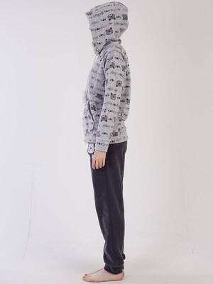 Купить Флисовый костюм с капюшоном VIENETTA 3041830301 в Украина в Lingerie.ua - Одяг для дому та відпочинку, Фото 3