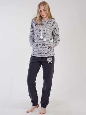 Купить Флисовый костюм с капюшоном VIENETTA 3041830301 в Украина в Lingerie.ua - Одяг для дому та відпочинку, Фото 4