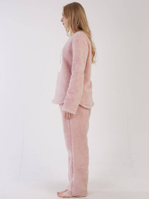 Купить Теплая плюшевая женская пижама VIENETTA 3060460000 в Украина в Lingerie.ua - Одяг для дому та відпочинку, Фото 4