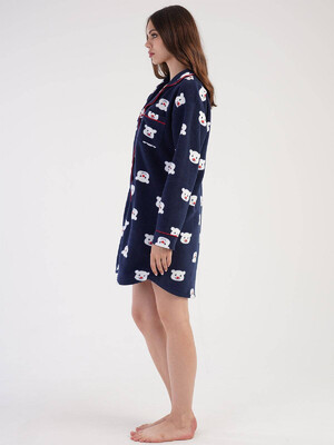 Купить Флисовый халат на пуговицах VIENETTA 3030520433 в Украина в Lingerie.ua - Одяг для дому та відпочинку, Фото 2