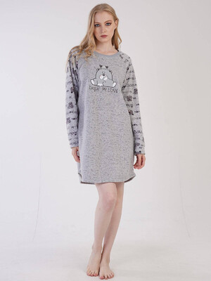 Купить Флисовая туника с длинным рукавом VIENETTA 3041810301 в Украина в Lingerie.ua - Одяг для дому та відпочинку, Видео