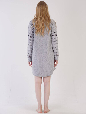 Купить Флисовая туника с длинным рукавом VIENETTA 3041810301 в Украина в Lingerie.ua - Одяг для дому та відпочинку, Фото 4