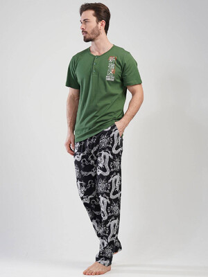 Купить Трикотажна піжама зі штанами VIENETTA MAN 1114281223 в Украина в Lingerie.ua - Одяг для дому та відпочинку, Фото 5