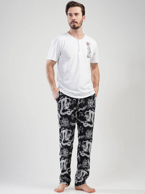 Купить Трикотажна піжама зі штанами VIENETTA MAN 1114281223 в Украина в Lingerie.ua - Одяг для дому та відпочинку, Фото 8