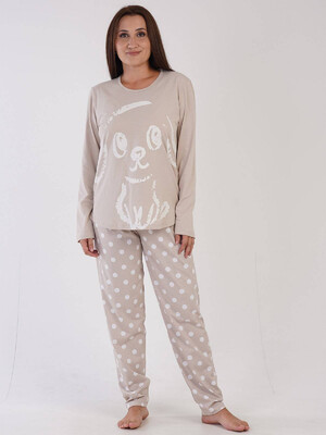 Купить Хлопковый домашний комплект большого размера VIENETTA 3032521379 в Украина в Lingerie.ua - Одяг для дому та відпочинку, Видео