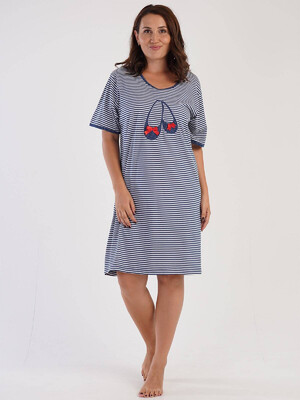 Купить Хлопковая ночная сорочка с коротким рукавом VIENETTA 3051001913 в Украина в Lingerie.ua - Одяг для дому та відпочинку, Фото 1