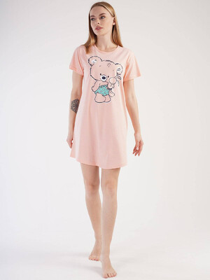 Купить Хлопковая туника с коротким рукавом VIENETTA 3040190000 в Украина в Lingerie.ua - Одяг для дому та відпочинку, Фото 11