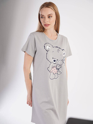 Купить Хлопковая туника с коротким рукавом VIENETTA 3040190000 в Украина в Lingerie.ua - Одяг для дому та відпочинку, Фото 7