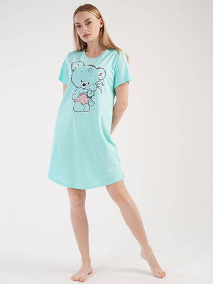 Купить Хлопковая туника с коротким рукавом VIENETTA 3040190000 в Украина в Lingerie.ua - Одяг для дому та відпочинку, Фото 12