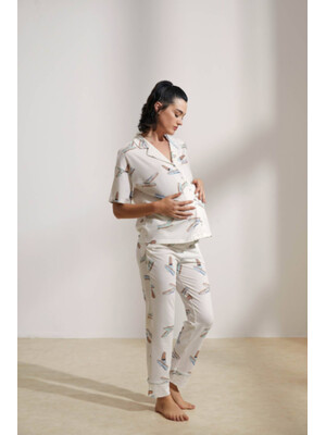 Купить Хлопковая пижама классическая с коротким рукавом HAYS 36116 в Украина в Lingerie.ua - Одяг для дому та відпочинку, Фото 15