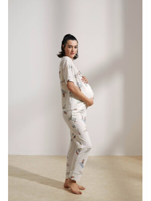 Купить Хлопковая пижама классическая с коротким рукавом HAYS 36116 в Украина в Lingerie.ua - Одяг для дому та відпочинку, Фото 13