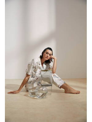 Купить Хлопковая пижама классическая с коротким рукавом HAYS 36116 в Украина в Lingerie.ua - Одяг для дому та відпочинку, Фото 10