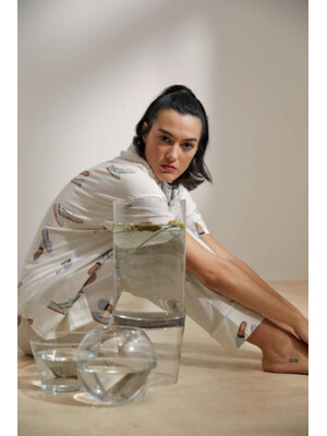 Купить Хлопковая пижама классическая с коротким рукавом HAYS 36116 в Украина в Lingerie.ua - Одяг для дому та відпочинку, Фото 9