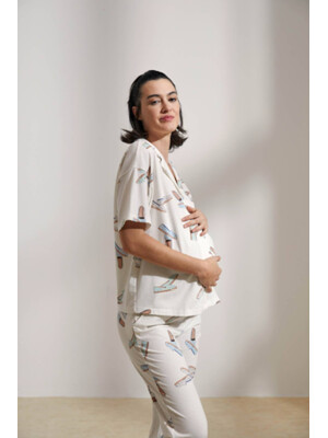 Купить Хлопковая пижама классическая с коротким рукавом HAYS 36116 в Украина в Lingerie.ua - Одяг для дому та відпочинку, Фото 8