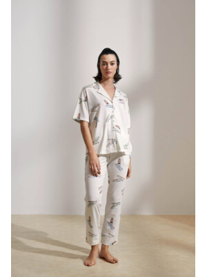 Купить Хлопковая пижама классическая с коротким рукавом HAYS 36116 в Украина в Lingerie.ua - Одяг для дому та відпочинку, Фото 7