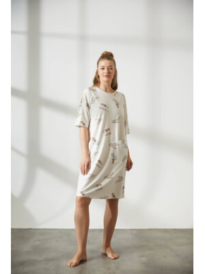 Купить Хлопковая туника большого размера HAYS 36146 в Украина в Lingerie.ua - Одяг для дому та відпочинку, Фото 1