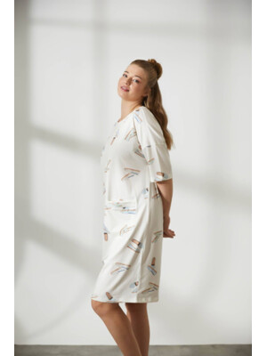 Купить Хлопковая туника большого размера HAYS 36146 в Украина в Lingerie.ua - Одяг для дому та відпочинку, Фото 11