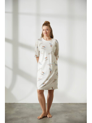 Купить Хлопковая туника большого размера HAYS 36146 в Украина в Lingerie.ua - Одяг для дому та відпочинку, Фото 8