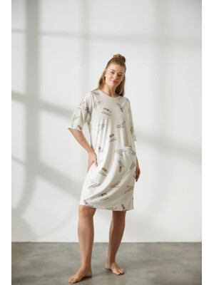 Купить Хлопковая туника большого размера HAYS 36146 в Украина в Lingerie.ua - Одяг для дому та відпочинку, Фото 7