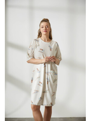 Купить Хлопковая туника большого размера HAYS 36146 в Украина в Lingerie.ua - Одяг для дому та відпочинку, Фото 6